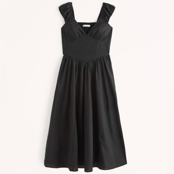 Abercrombie & Fitch Dresses & Skirts - Abercrombie & Fitch Cap Sleeve Corset Midi Dress